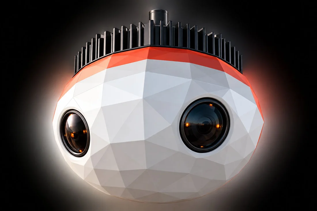 Close-up of the Deikta multi-camera payload reference design